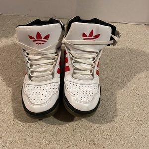 Adidas Tech Street High Top Sneakers Boys Size 6.5